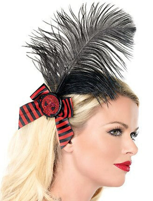 Cute Pirate Skull Hair Bow