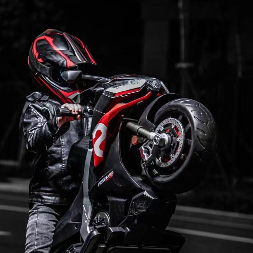 Aprilia 12V Electric Motorcycle for Kids - 2 Wheels, Ages 3-10