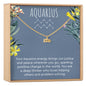 Aquarius  Zodiac Gift Necklace