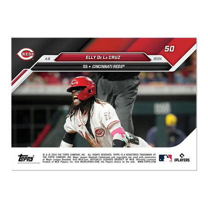 2024 Topps Now Elly De La Cruz #50 Rookie RC Baseball Card