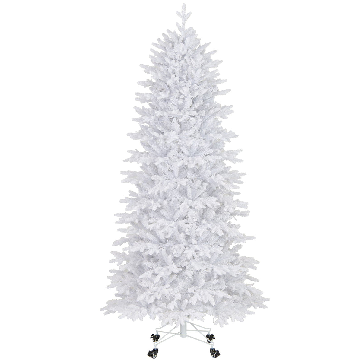 7 FT Artificial Xmas Tree with 1880 PE PVC Branch Tips for Party and Carnival