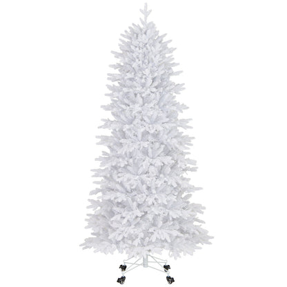 7 FT Artificial Xmas Tree with 1880 PE PVC Branch Tips for Party and Carnival