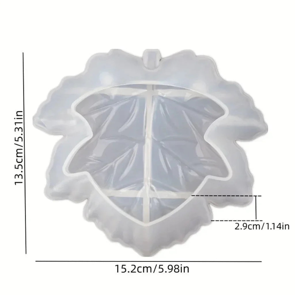 Ash Tray - Large Maple Leaf Wooden