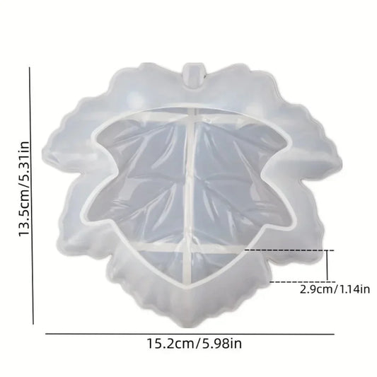 Ash Tray - Large Maple Leaf Wooden