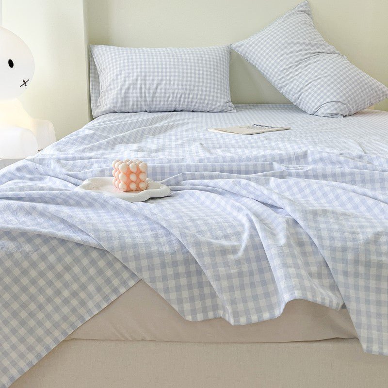 Assorted Gingham & Plaid Bed Sheets
