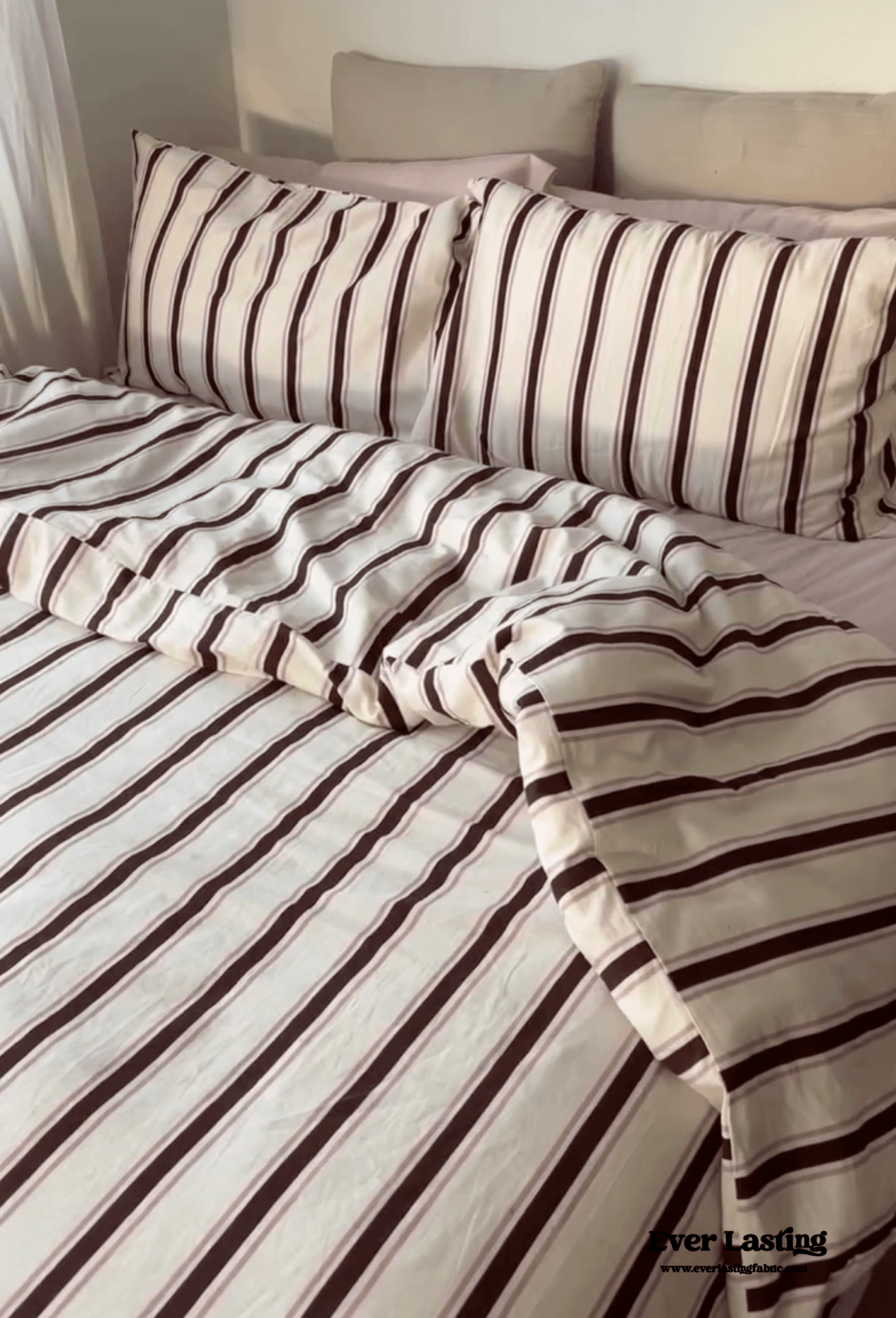Assorted Washed Cotton Striped Duvet Cover