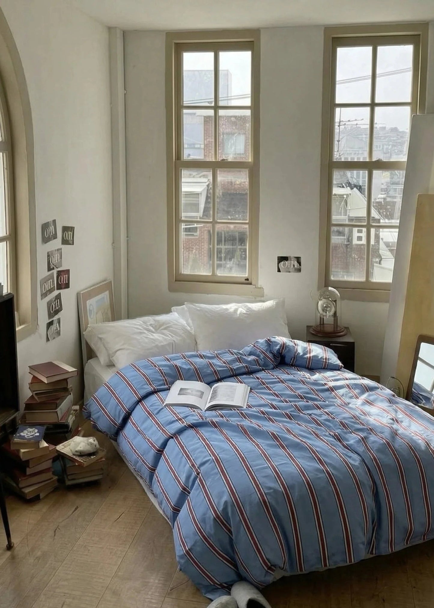 Assorted Washed Cotton Striped Duvet Cover