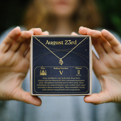 August 23rd Virgo Necklace