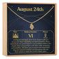 August 24th Virgo Necklace