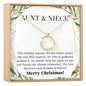 Aunt-Niece Christmas Necklace, Multiple Styles