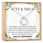 Aunt-Niece Christmas Necklace, Multiple Styles
