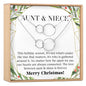 Aunt-Niece Christmas Necklace, Multiple Styles