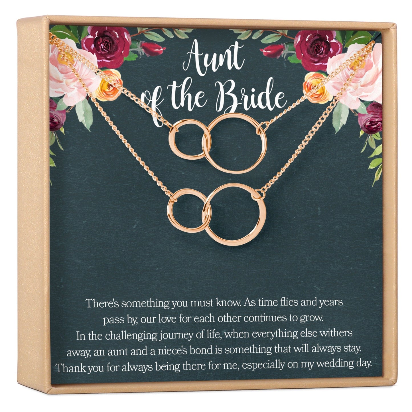 Aunt of the Bride Necklace, Multiple Styles
