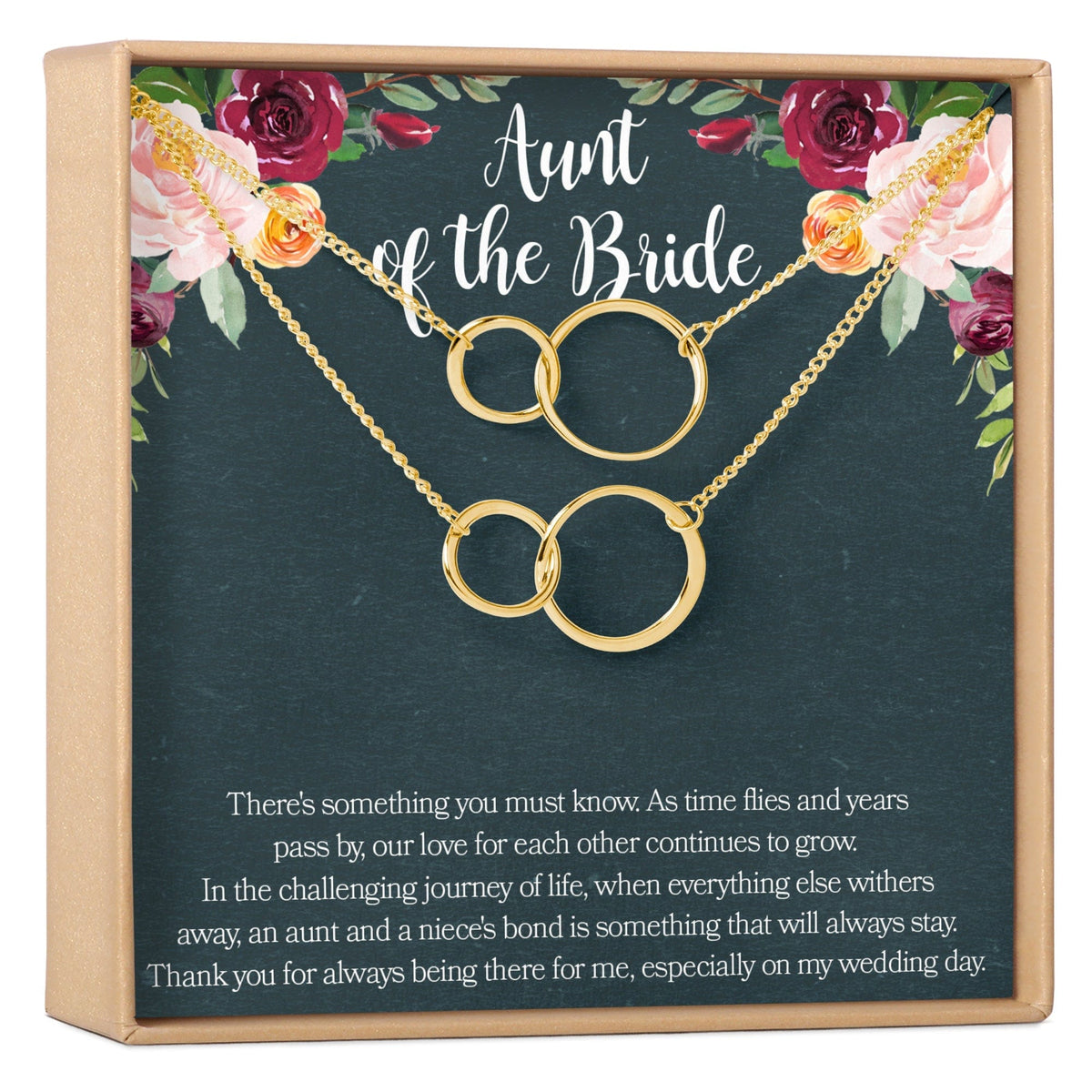 Aunt of the Bride Necklace, Multiple Styles