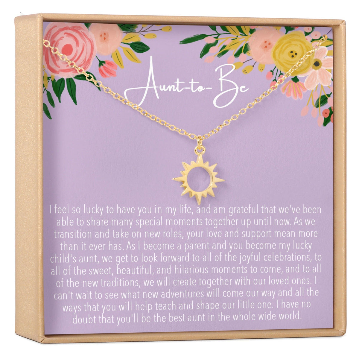 Aunt to Be Necklace, Multiple Styles Necklace