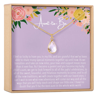 Aunt to Be Necklace, Multiple Styles Necklace