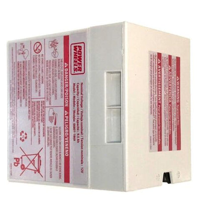 Authentic 12V Gray Battery for Power Wheels Fisher Price - Model 00801-1869