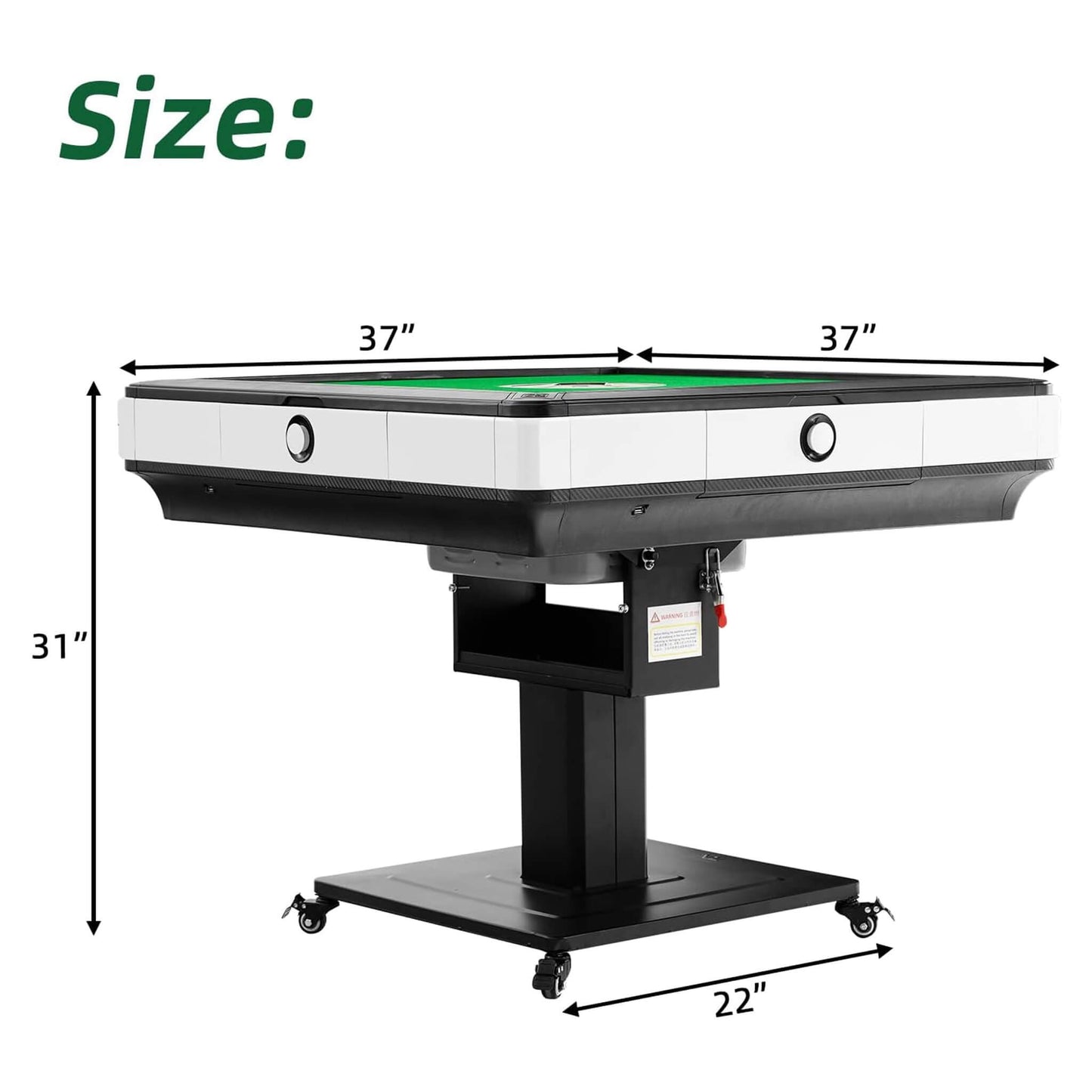 Automatic Foldable Chinese Mahjong Table Set With Two 144 Tile Sets (SAK31957)