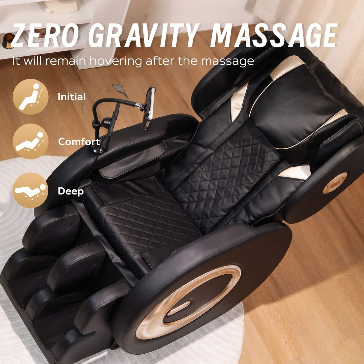 Airvana Tranquil Automatic Zero-Gravity Massage Recliner Chair With Full Body Air Pressure (SAK76018)