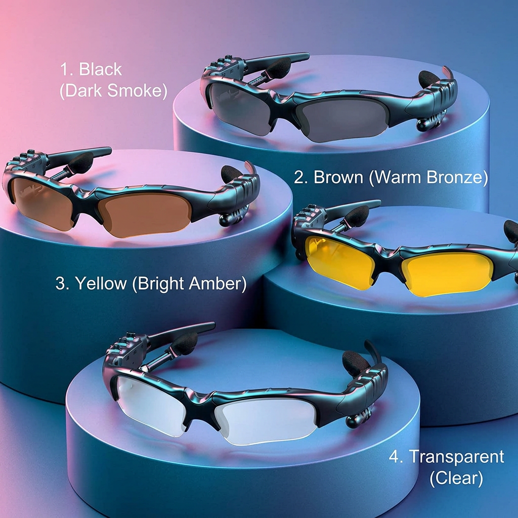 Chic Crystal Bluetooth Audio Sunglasses – Polarized UV400 Women's Fashion Eyewear