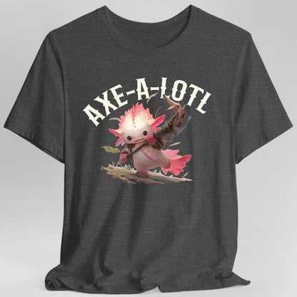 Axe-A-Lotl Funny Axolotl D&D T-Shirt