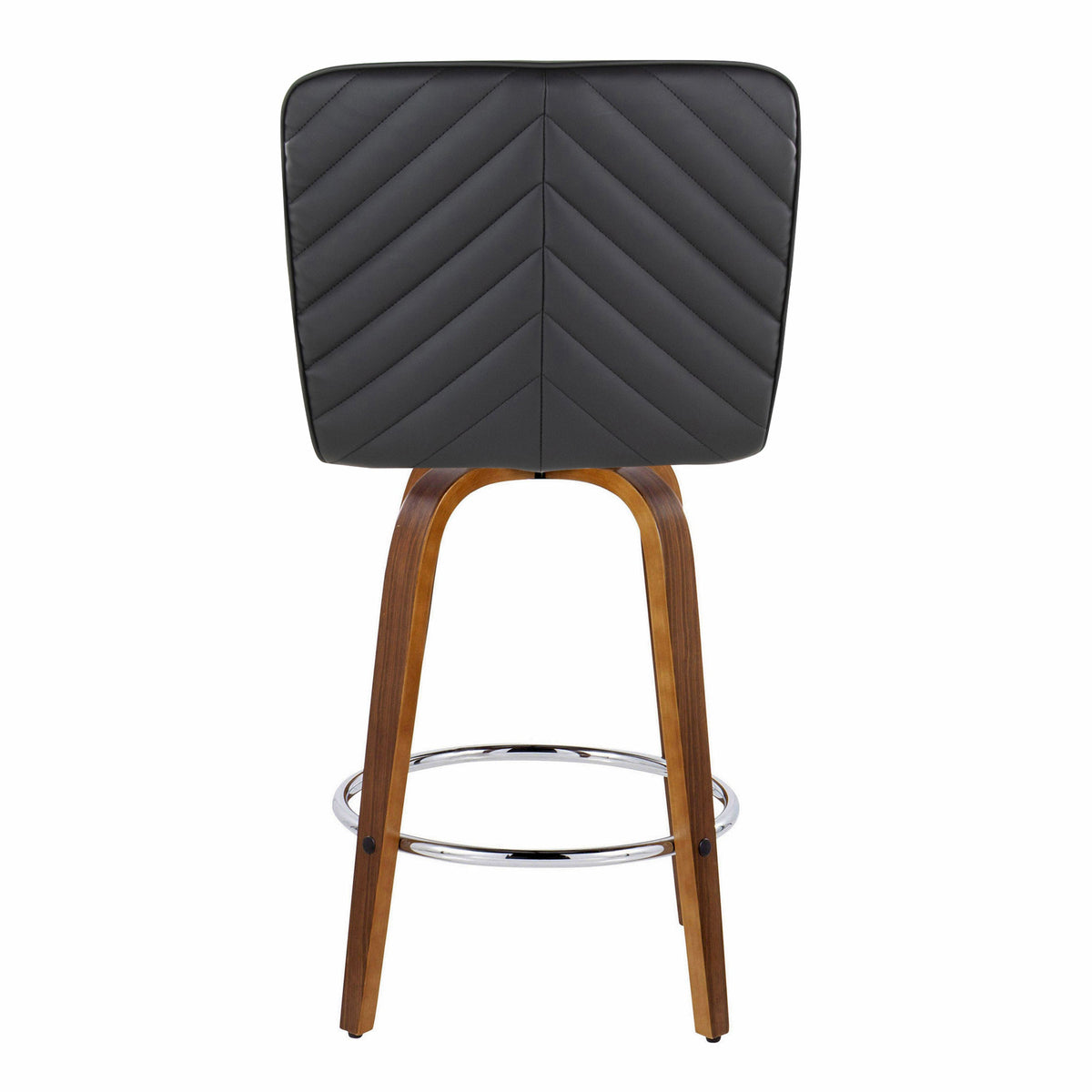 26" Contemporary Fixed-Height Counter Stool with Swivel