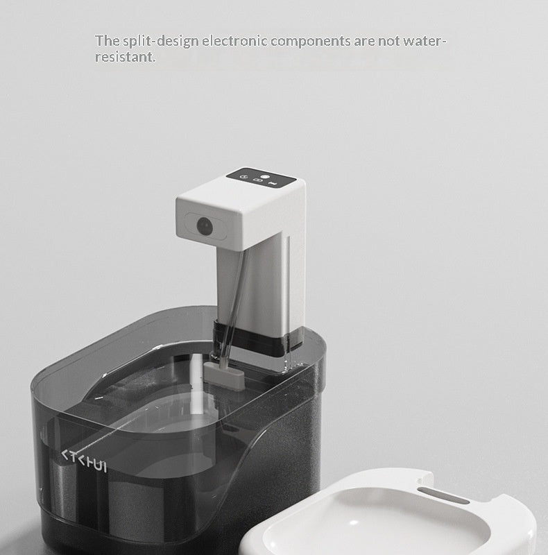 Smart Sensor-Activated Quiet Filtered Automatic Pet Water Fountain
