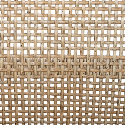 Acacia Wood Patio Furniture Club Chair, Outdoor Wicker Armchair