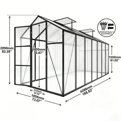 Gain Height Windproof house With Raised Base