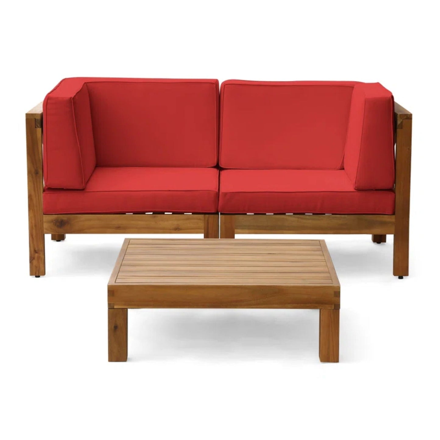 Oana - 3 Piece Loveseat Set With Coffee Table