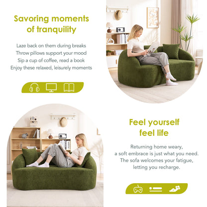 Loveseat Sofa, Compact Design For Small Spaces