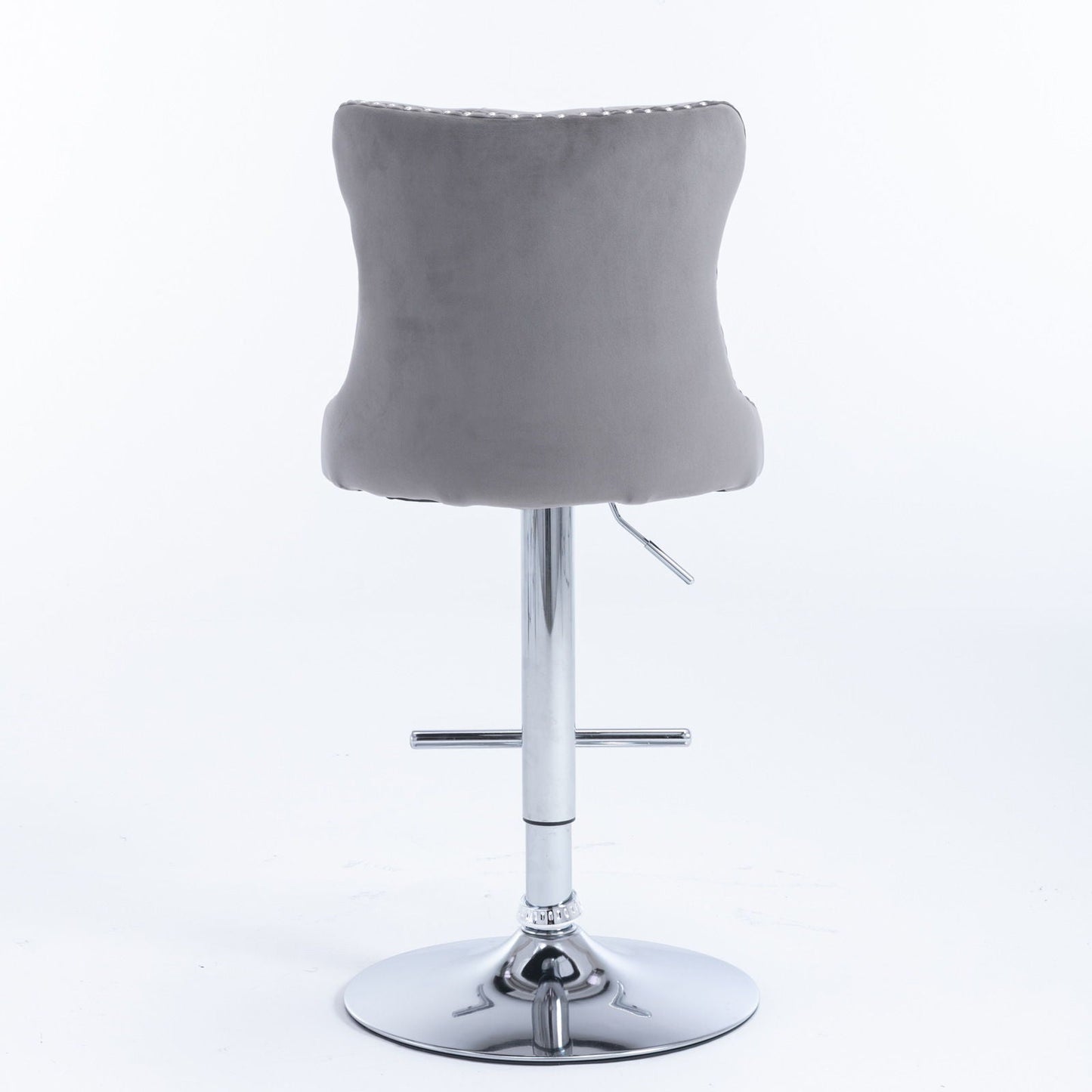 Swivel Adjustable Height Barstools Set of 2