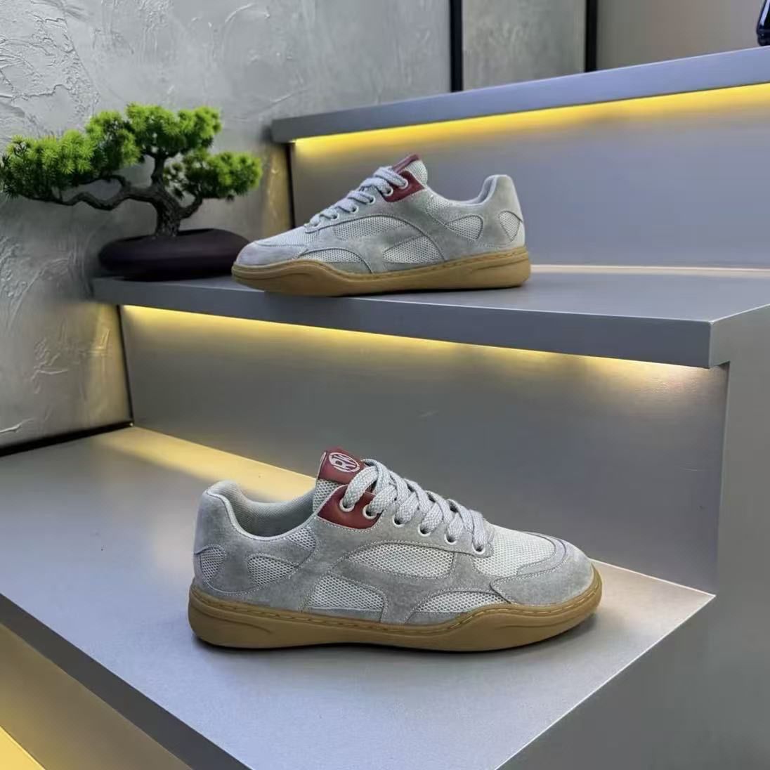 2026 New Summer Men's Breathable Casual Skate Shoes, Lightweight Soft Sole Cortez & Retro Training Fashion Athletic Sneakers