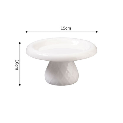 Ceramic Large-diameter Cat Bowl With Neck Protection, Not Easy To Tip Over, Cute Dog Bowl, Cat Canned Food Bowl, Snack Plate, Pet Bowl