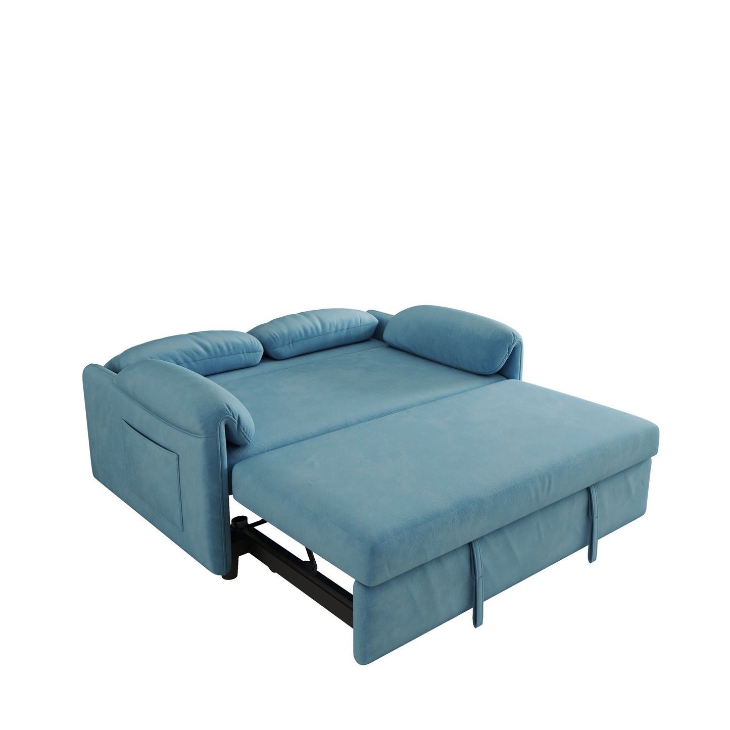 Sofa, Dual Purpose Lounge With Retractable Queen Size Bed