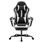 Ergonomic Gaming Chair with Footrest and Lumbar Support