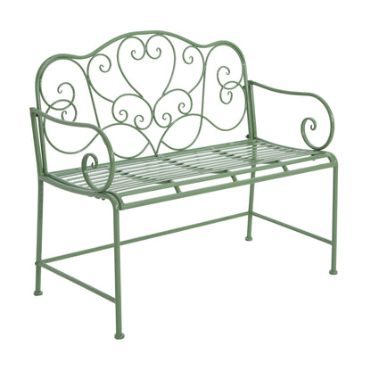 Sunnydaze Outdoor Garden Bench - Green