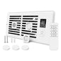 Register Booster Fan Smart AC Vent Booster Fan Fits 4" x 10" Register Holes with 3 Modes 10 Speeds 2H/4H Timer LCD Screen 2 Scent Diffuser Slots Remot