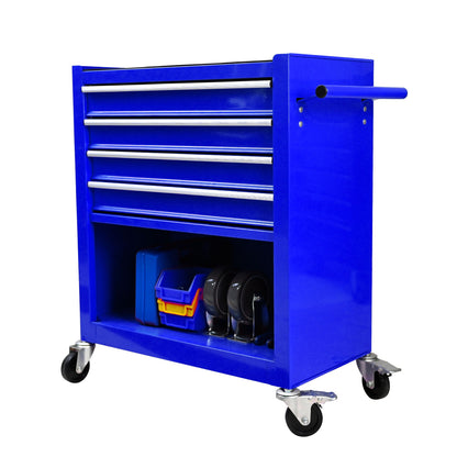 4 Drawers Multifunctional Tool Cart With Wheels