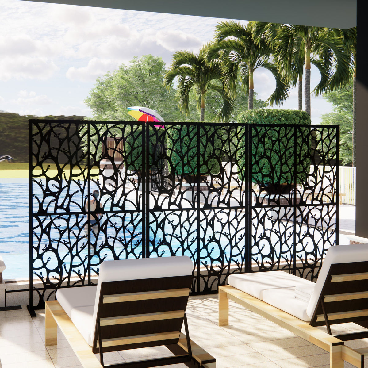 Metal Privacy Screens
