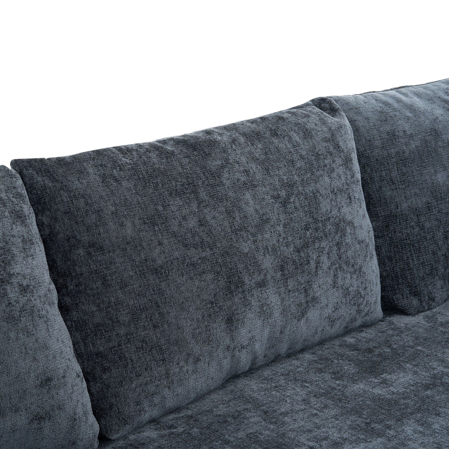 Modular Cloud Sectional Sofa Set, U-Shaped Upholstered Couch With Deep Seat
