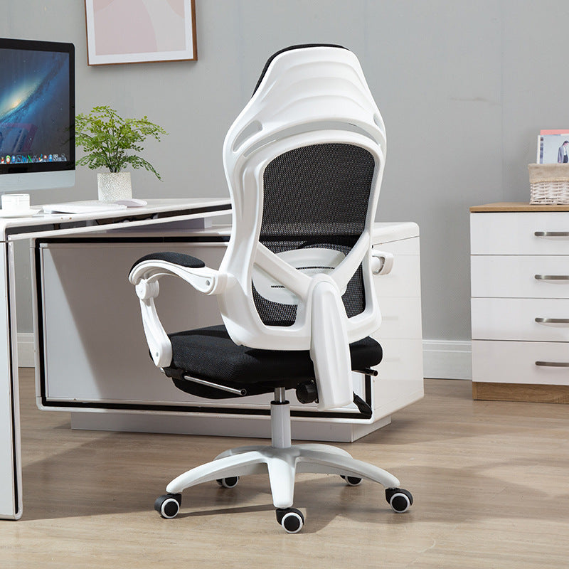 Ergonomic Gaming Chair for Computer & Office Use - Adjustable Lumbar Support and Breathable Mesh