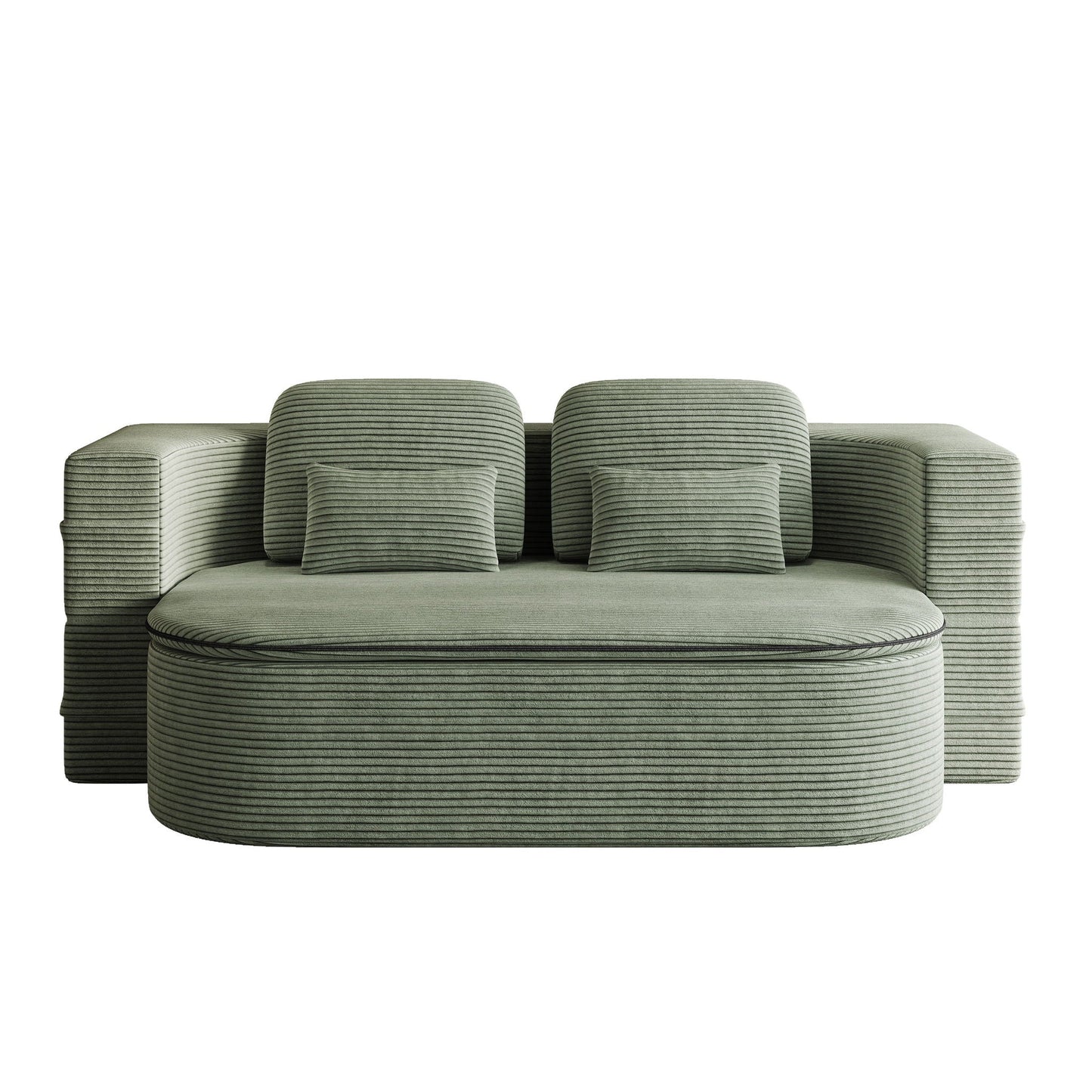 2 In 1 Foldable Sofa Bed With Multi Functional Blanket