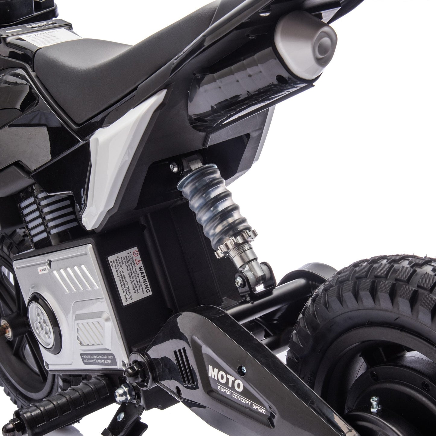 24V Electric Motocross Ride-On Motorcycle for Kids Ages 5-12