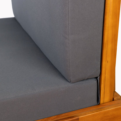 Gray Broadway Ian Chaise Lounge Cushion (Triple Folds)