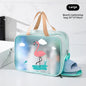 Cosmetics storage bag, wet and dry separation toilet bag, fitness transparent waterproof cosmetic bag, transparent makeup purse,Makeup bag with compartments,