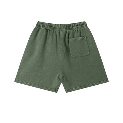Loki & Ivy Unisex Vintage Wash Cotton Shorts