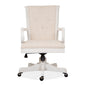 Bronwyn - Fully Upholstered Swivel Chair - Alabaster