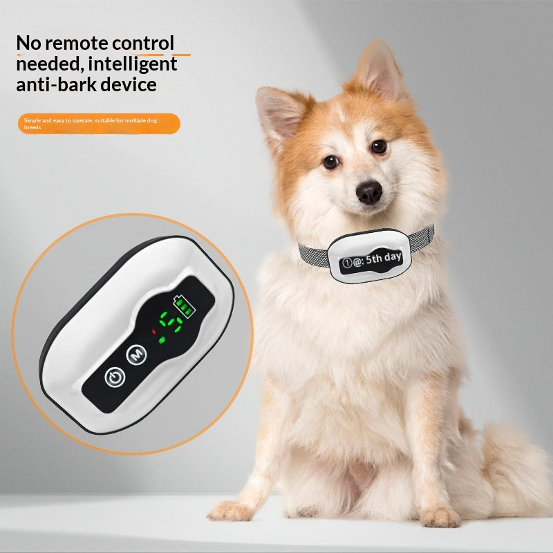Smart Vibration Anti-Bark Dog Training Collar, IP67 Waterproof