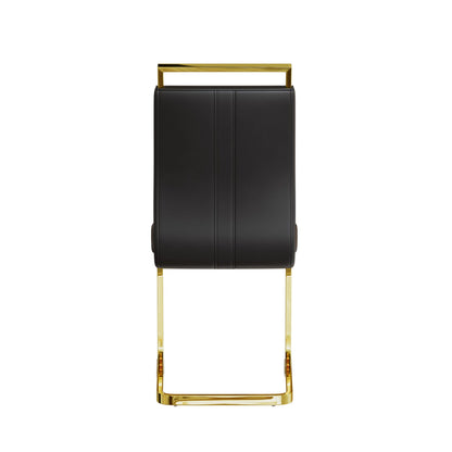 Side Dining Room Chair, Padded Seat High Back